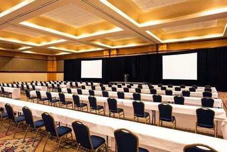 Sheraton Birmingham conference room set up for the Annual Conference
